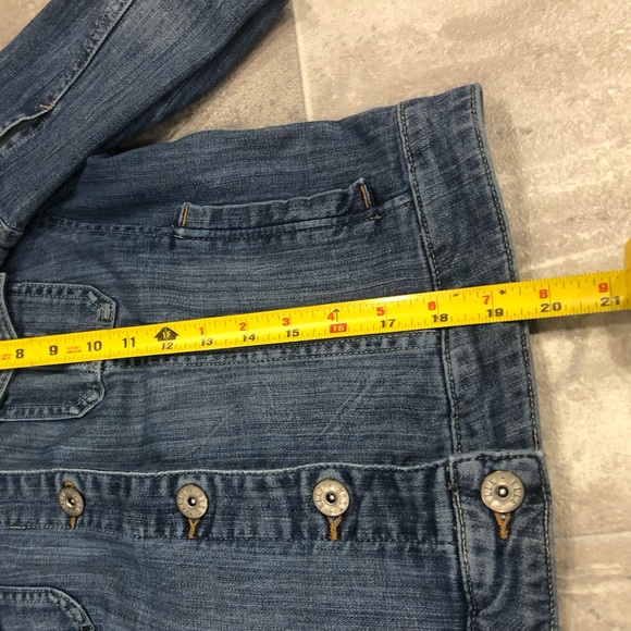 ❤️🔥Elle❤️🔥Beautiful Jean Jacket 4 Ladies❤️🔥Measurements in Pics❤️🔥 - Picture 8 of 14